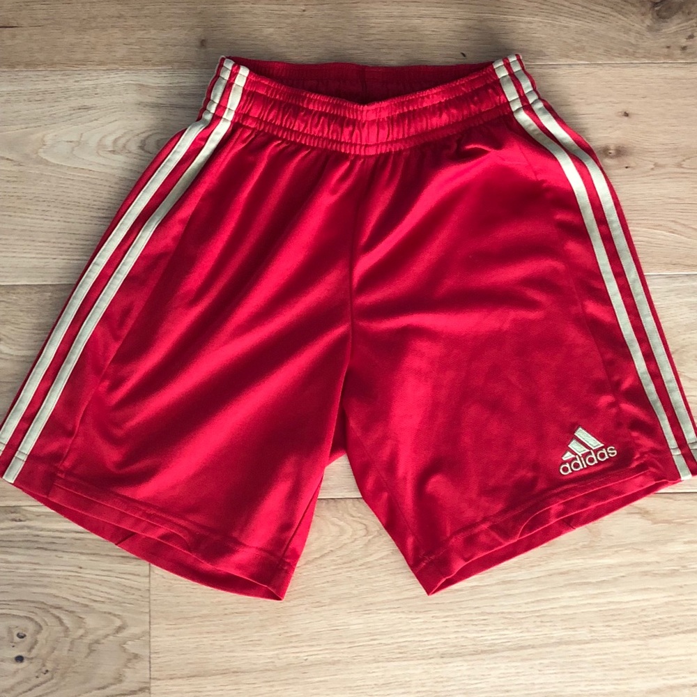 Adidas Clima lite shorts - red & gold